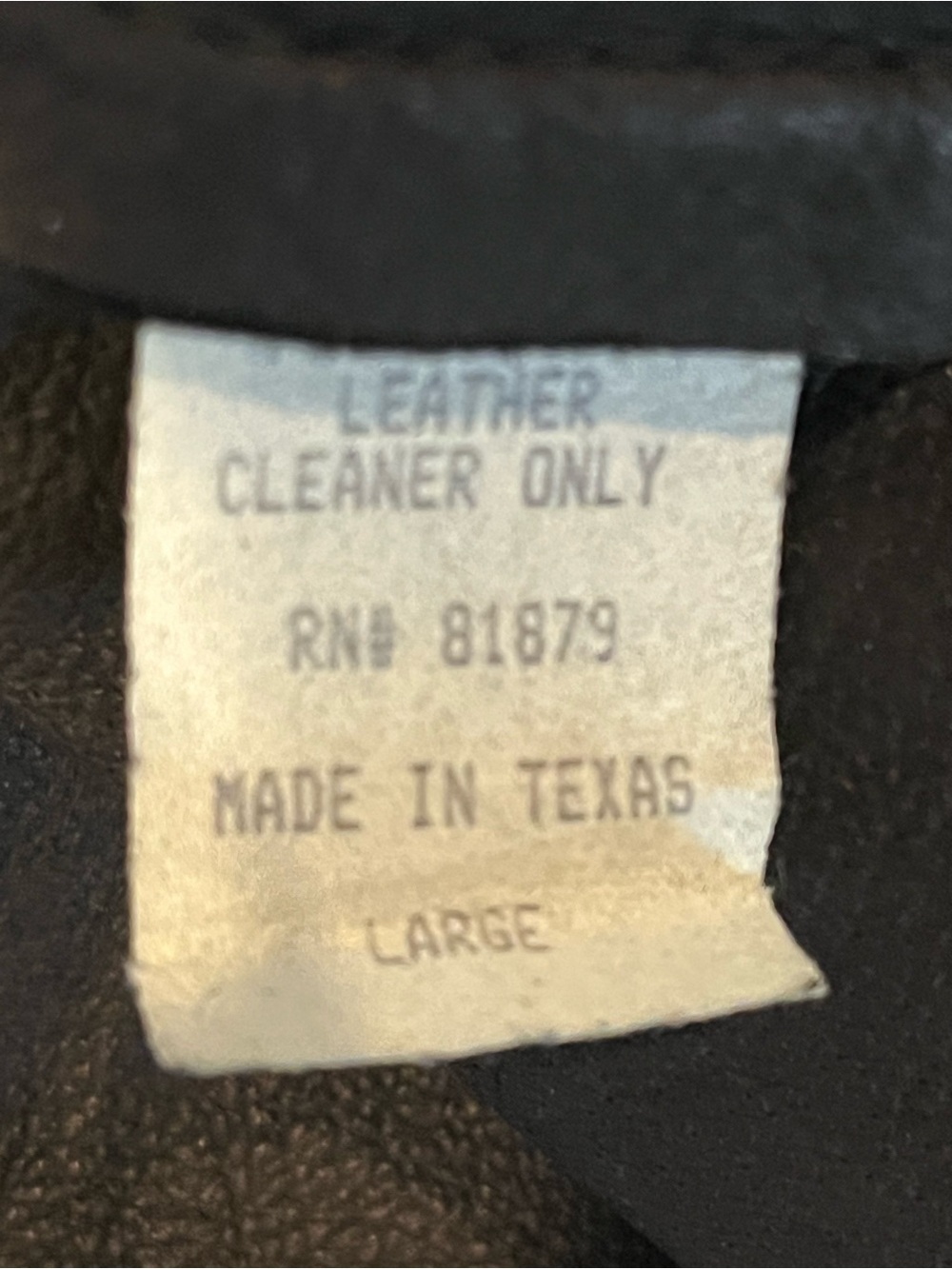 S.H.E. Austin Texas Leather Jacket/Top Size L - Picture 9 of 9